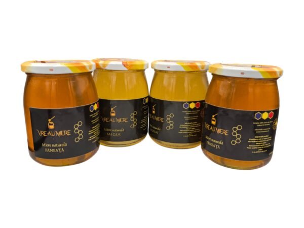 Miere de salcâm și fâneață 4*800g